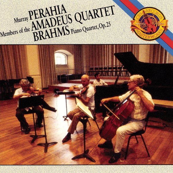 Обложка альбома «Brahms: Quartet for Piano and Strings in G Minor, Op. 25» — Amadeus Quartet & Murray Perahia