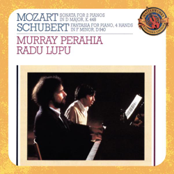 Mozart: Sonata in D Major for Two Pianos - Schubert: Fantasia, Andante &amp; Variations (Expanded Edition) - Murray Perahia &amp; Radu Lupu Cover Art