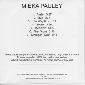 Mieka Pauley (Acoustic) EP