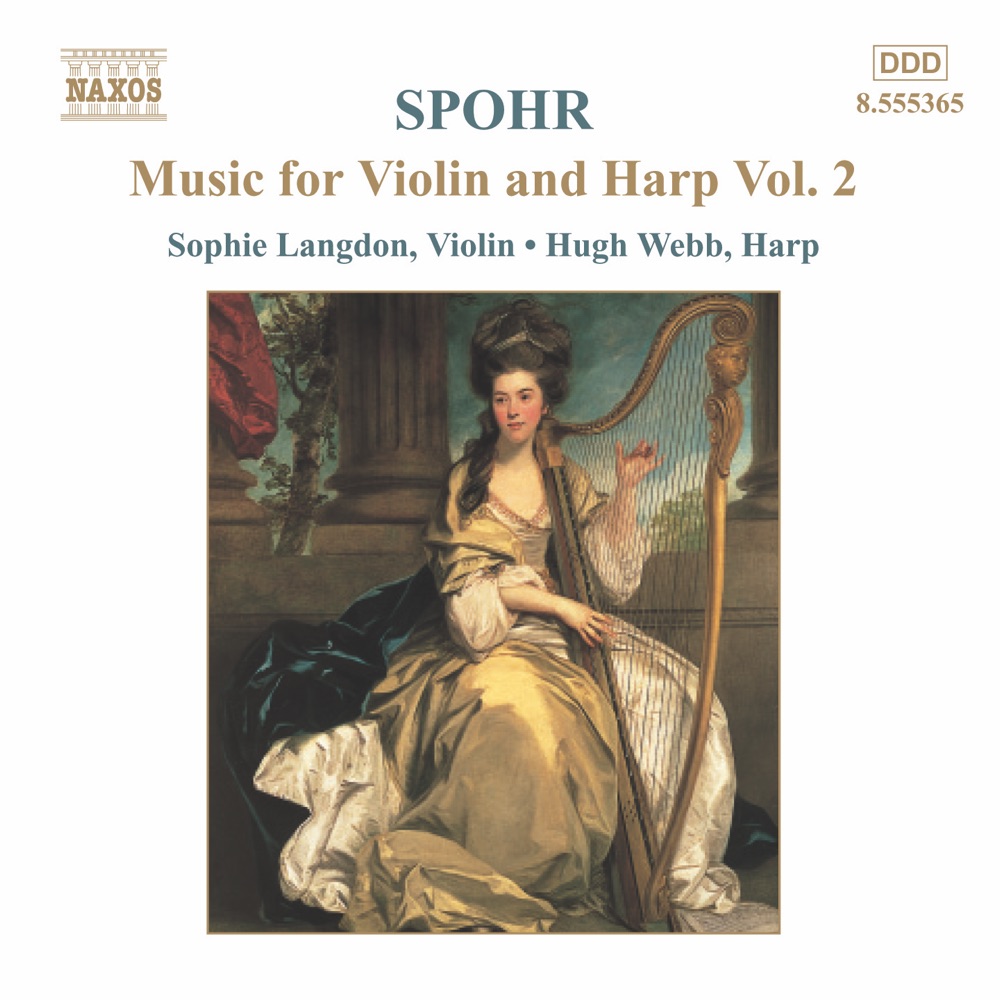 Обложка альбома «Spohr: Music for Violin and Harp, Vol. 2» — Hugh Webb & Sophie Langdon