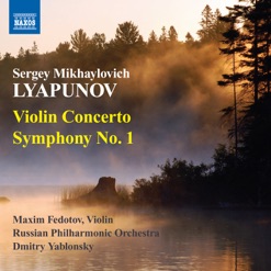 LYAPUNOV/VIOLIN CONCERTO cover art