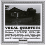 Vocal Quartets Vol. 7 S/T/V/W (1925-1944) - Various Artists new Single