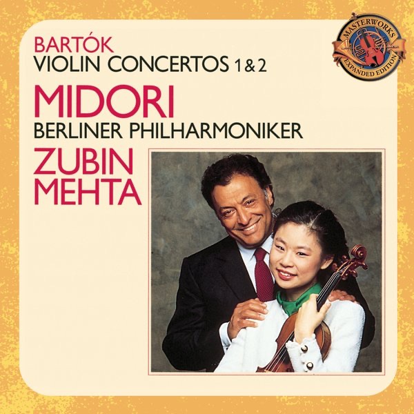 Обложка альбома «Bartók: Violin Concertos Nos. 1 & 2» — Zubin Mehta, Berlin Philharmonic & Midori