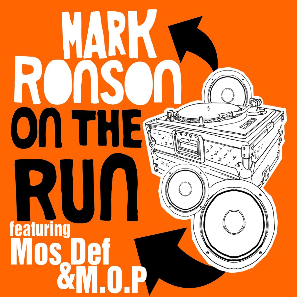 On the Run (feat. Mos Def & MOP) - Single cover art