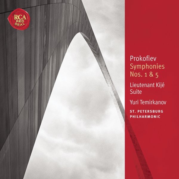 Prokofiev: Symphonies Nos. 1 & 5, Lieutenant Kijé Suite by Yuri Temirkanov & St Petersburg Philharmonic Orchestra album cover