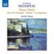Mompou F Piano Music Vol 5 Perimplinada Ballet Glossa y Fantasia Sobre Au Clair de la Lune