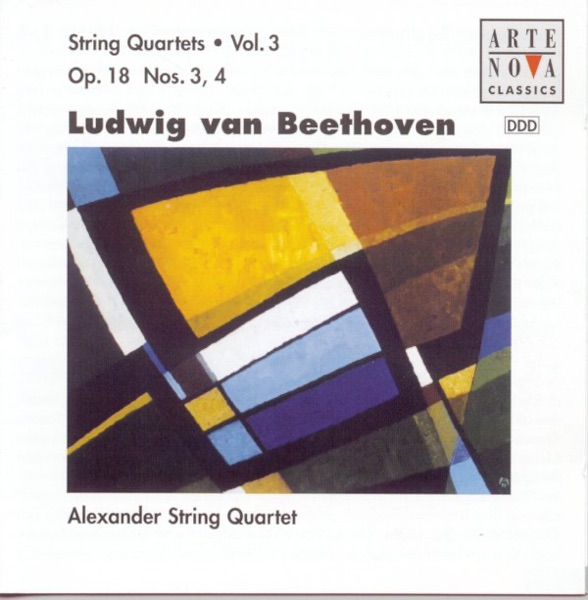 Beethoven: String Quartets, Vol. 3, Op. 18, No. 3 & 4