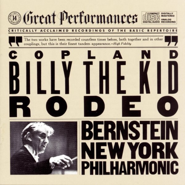 Copland: Four Dance Episodes from Rodeo - Billy the Kid Suite cover art