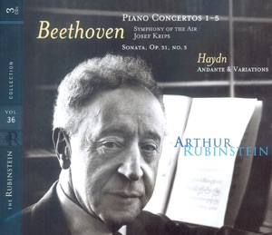 Rubinstein Collection, Vol. 36 - Beethoven: Piano Concertos Nos. 1-5, Piano Sonata No. 18 - Haydn: Andante & Variations