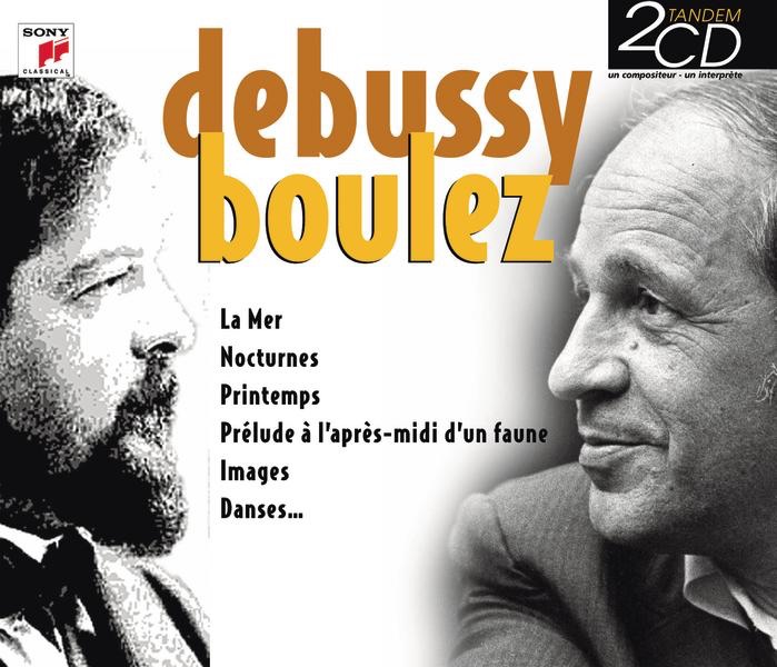Обложка альбома «Debussy: La Mer, Printemps & Images pour orchestre» — Pierre Boulez, Alice Chalifoux & Philharmonia Orchestra