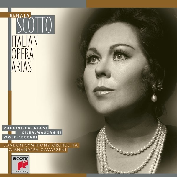 Обложка альбома «Renata Scotto: Italian Opera Arias» — Renata Scotto, Lorin Maazel, Opera Orchestra of New York & Philharmonia Orchestra