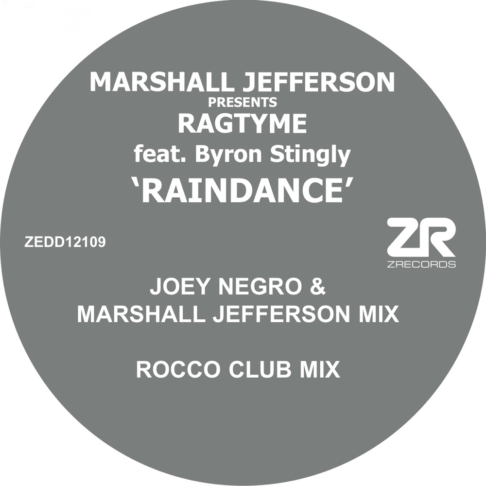 Обложка альбома «Raindance (feat. Byron Stingily)» — Marshall Jefferson & Ragtyme