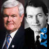 Newt Gingrich with Charlie Rose at the 92nd Street Y - Newt Gingrich