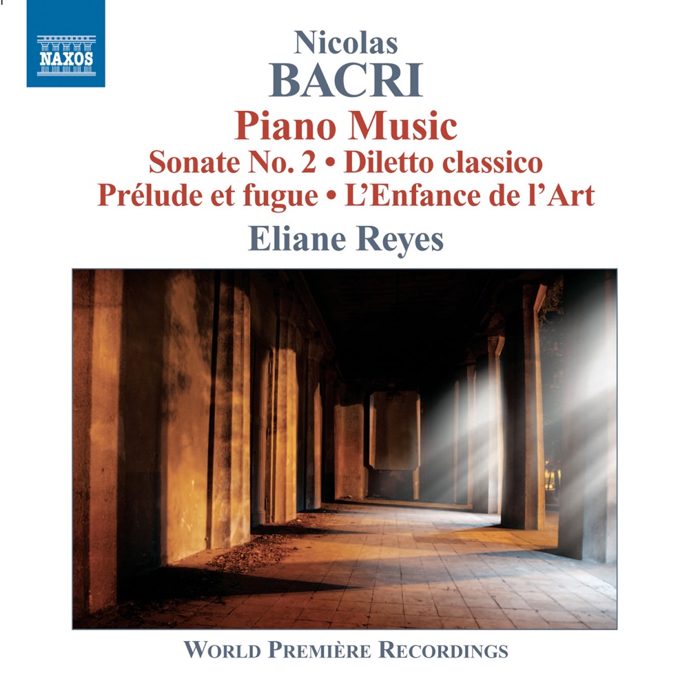 Обложка альбома «Bacri: Piano Works» — Eliane Reyes
