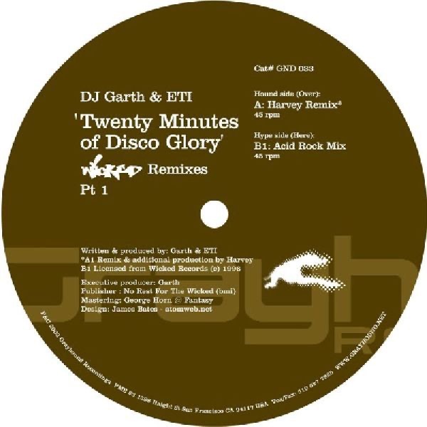 Обложка альбома «20 Minutes of Disco Glory - EP» — DJ Garth & ETI