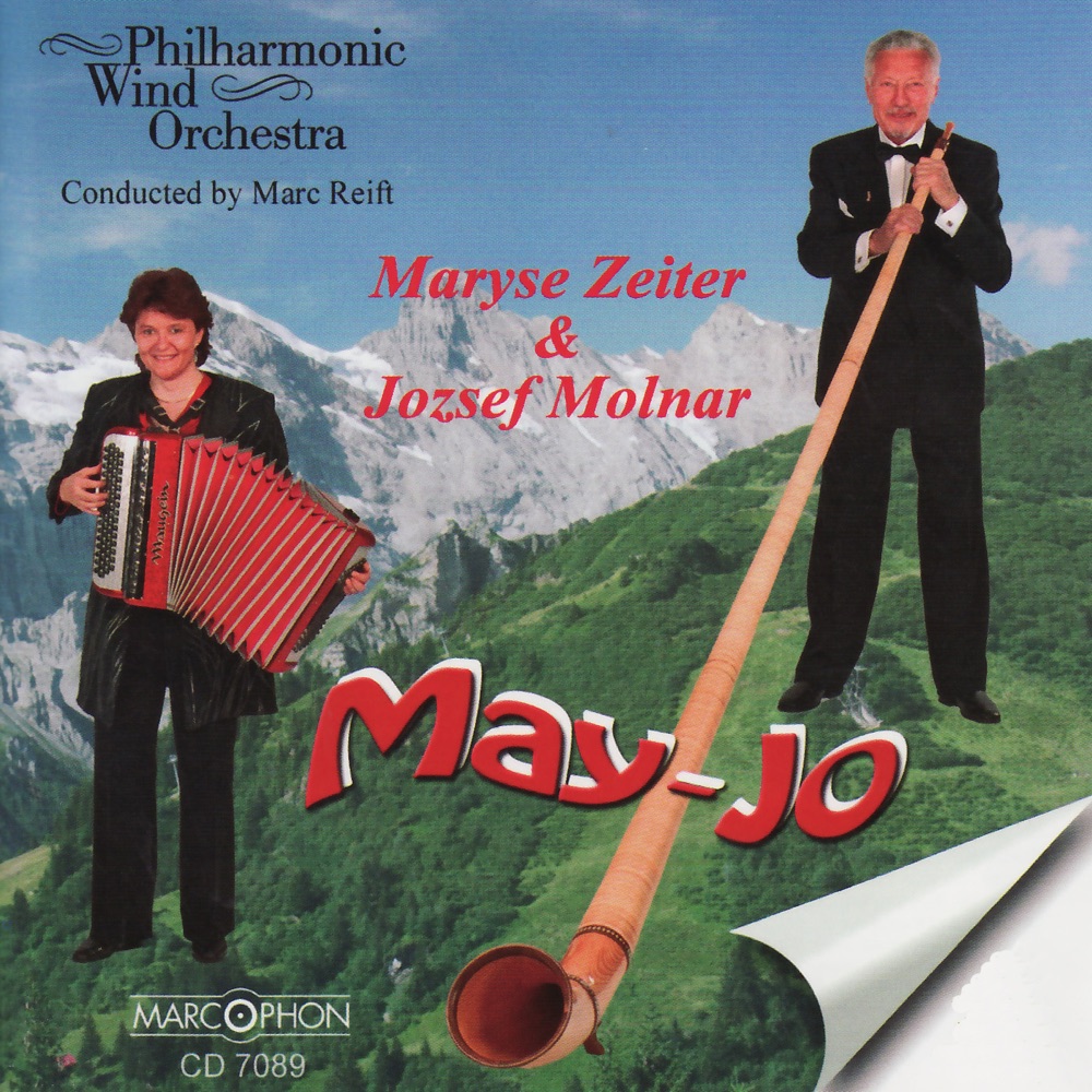 Обложка альбома «May-Jo» — Philharmonic Wind Orchestra, Maryse Zeiter, Marc Reift & Jozsef Molnar