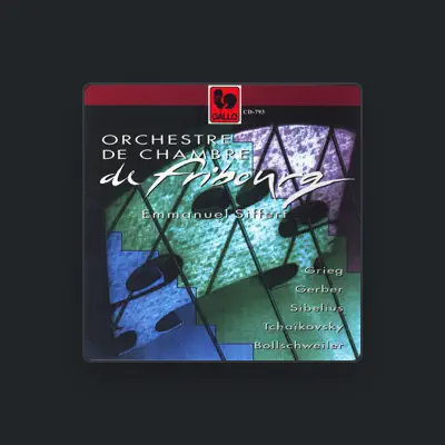 Listen to Orchestre de Chambre de Fribourg, watch music videos, read bio, see tour dates & more!