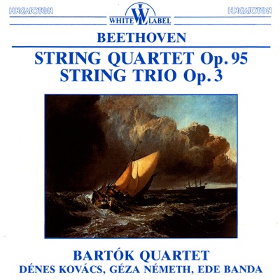 Beethoven: String Quartet Op. 95 & String Trio Op. 3 (Hugaroton Classics)