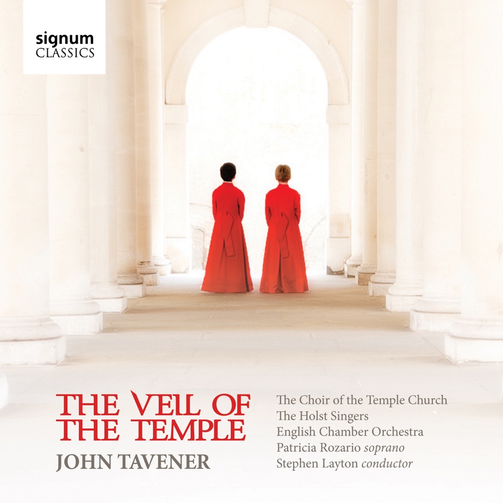 Обложка альбома «Tavener: The Veil of the Temple» — Temple Church Choir, Holst Singers, Brass Ensemble of the English Chamber Orchestra & Stephen Layton