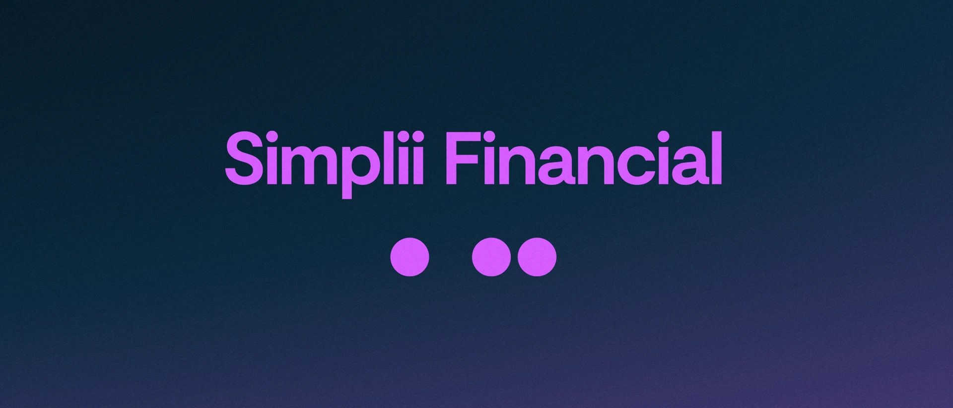 Simplii Financial product page header