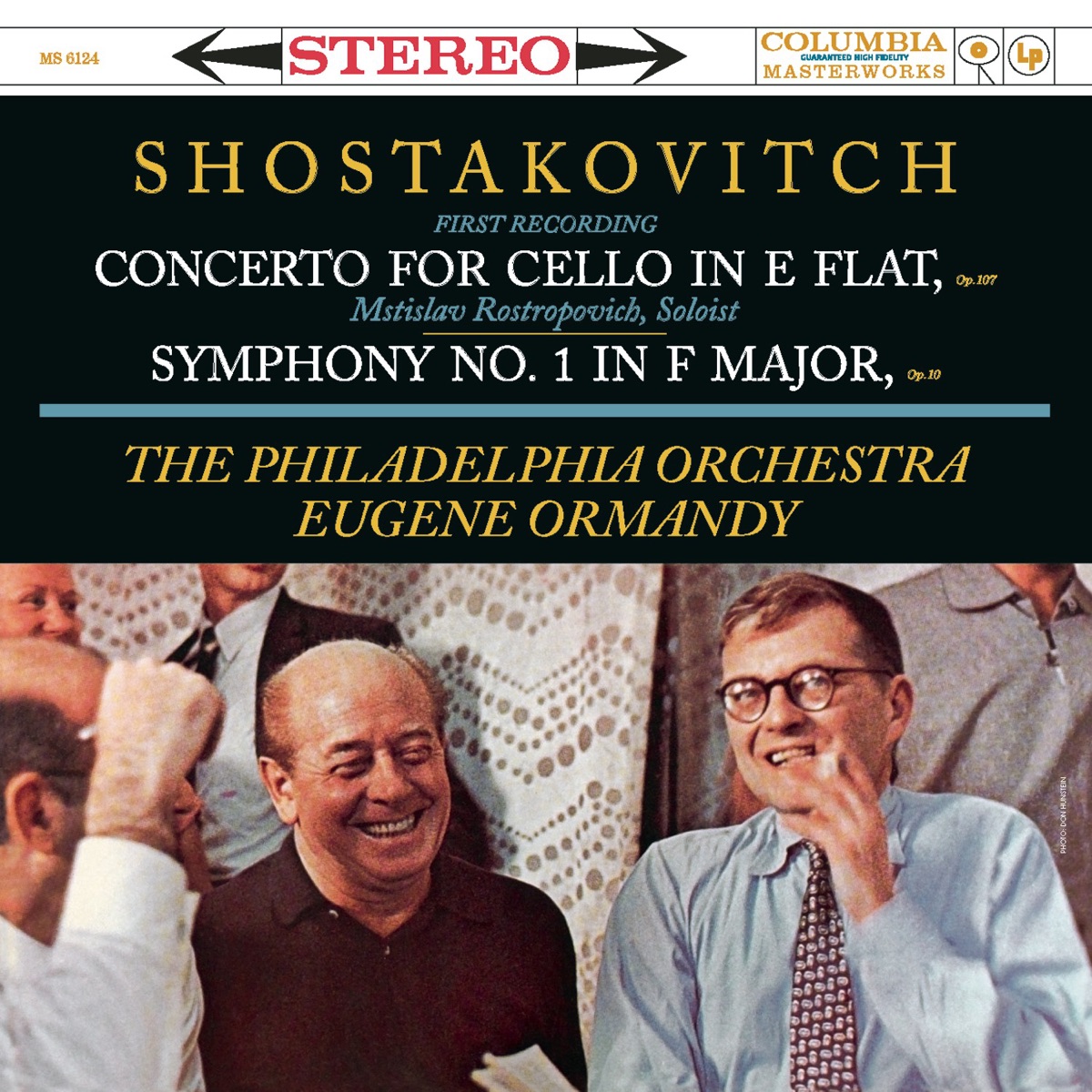 Shostakovitch: Cello concerto in E-Flat, Op. 107; Symphony No. 1 in F-Major, Op. 10 cover art