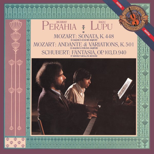 ‎Mozart: Sonata in D Major for Two Pianos, K. 448; Schubert: Fantasia in F  minor for Piano, Four Hands, D. 940 (Op. 103) by Murray Perahia & Radu Lupu  on Apple Music