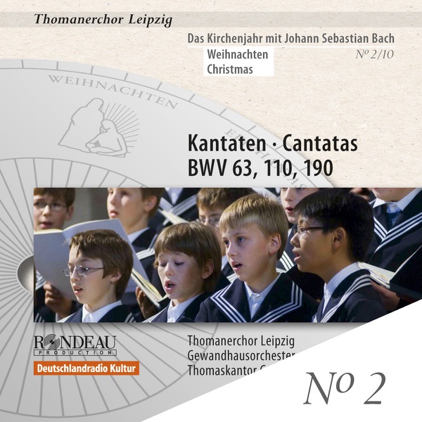Das Kirchenjahr mit Johann Sebastian Bach, Vol. 2 (Weihnachten): Kantaten, BWV 63, 110 & 190