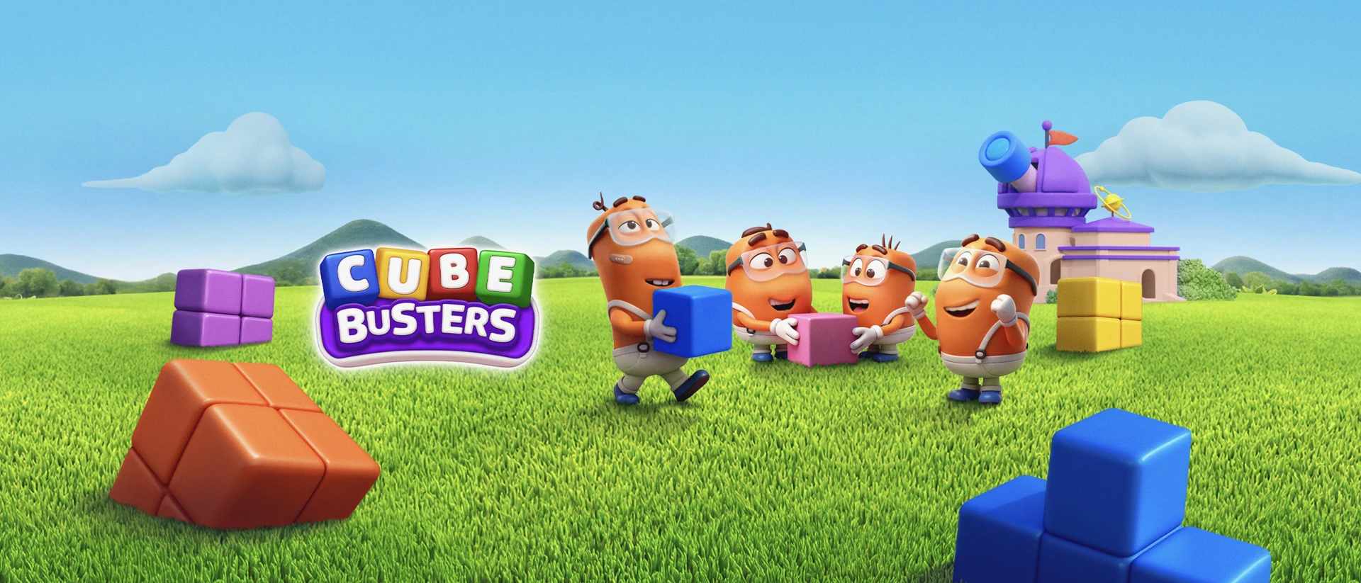Cube Busters product page header