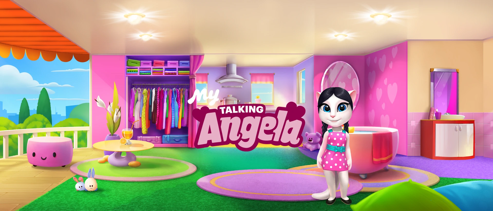 My Talking Angela product page header