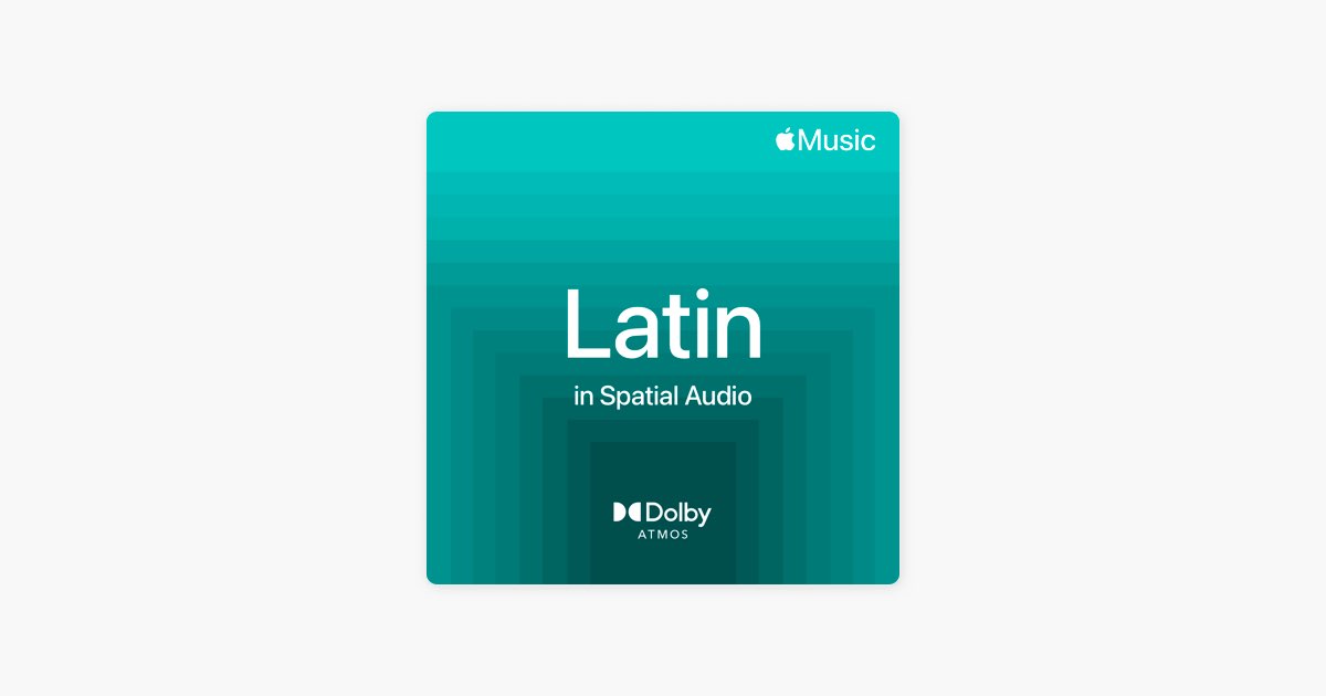Prostorový zvuk: Latino v Apple Music
