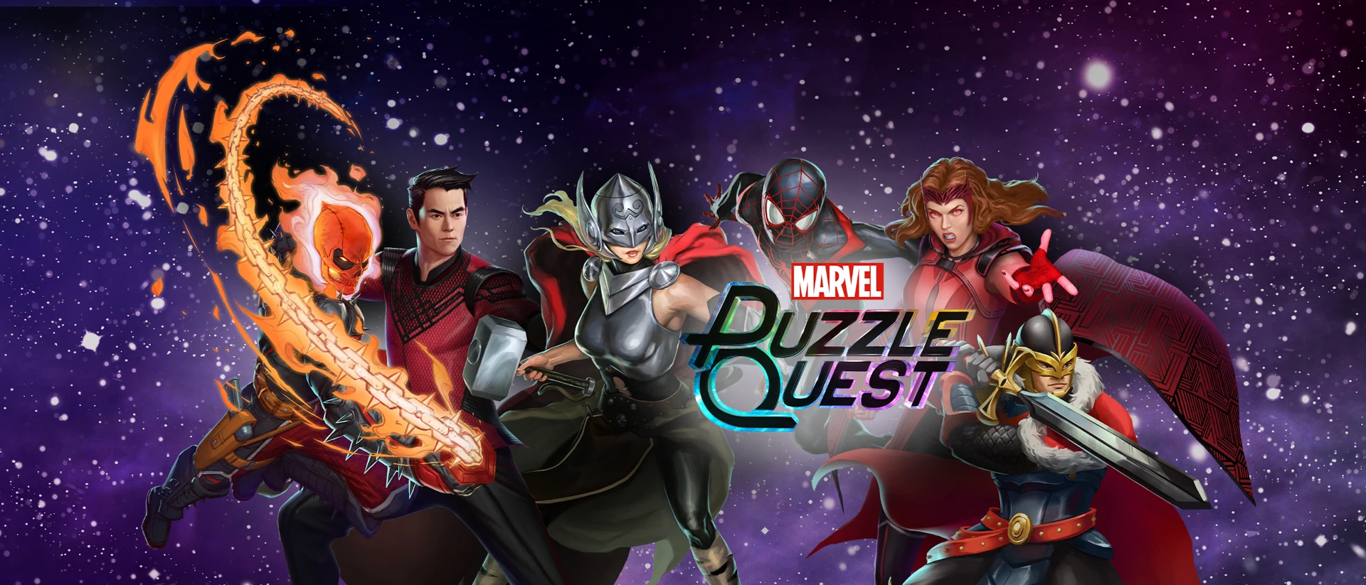 MARVEL Puzzle Quest: Hero RPG product page header