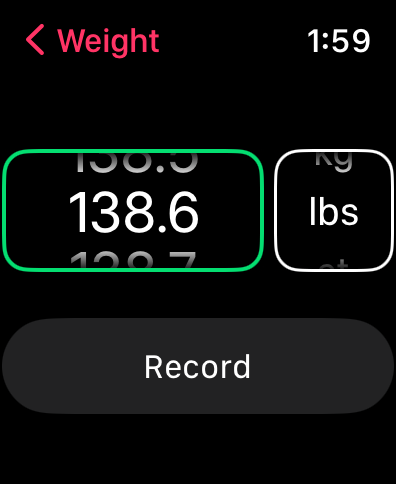 Watch Health Logger