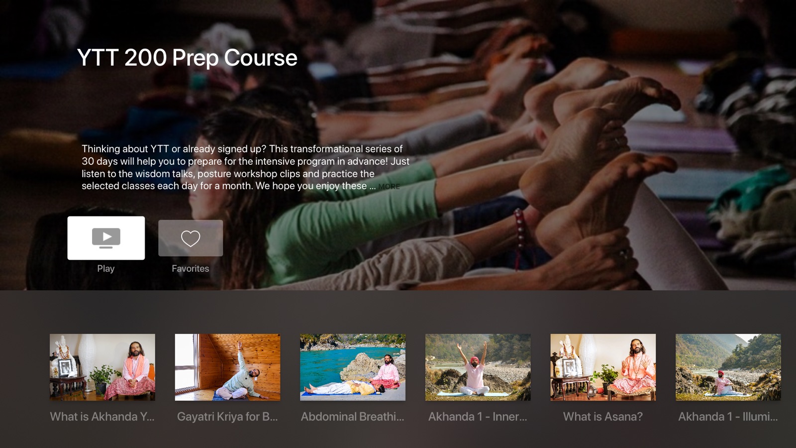 Akhanda Yoga Online apple_tv screenshot 4