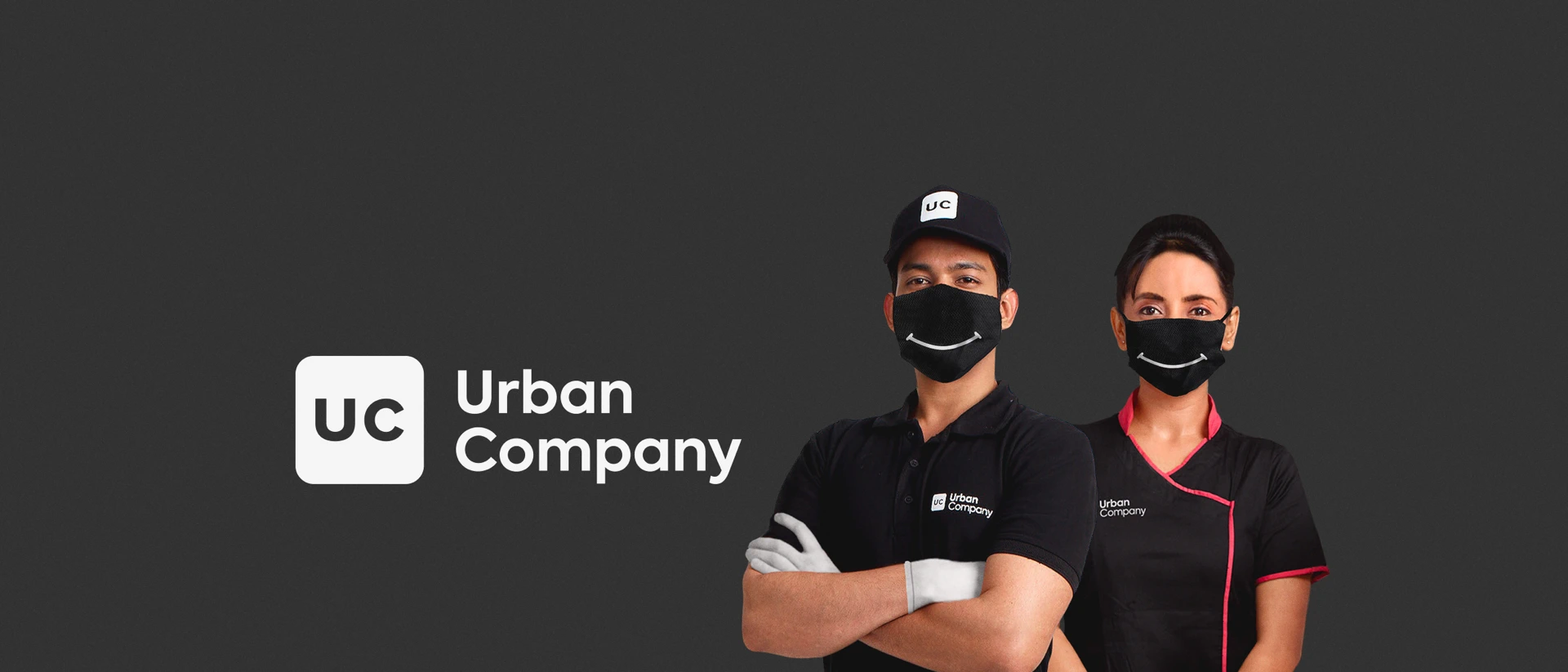 Urban Company: Home Services product page header