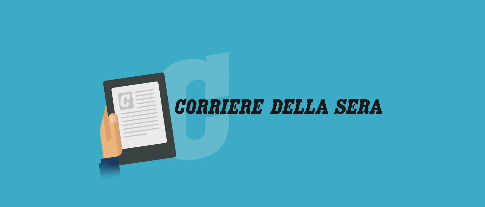 Corriere della Sera - Edicola product page header