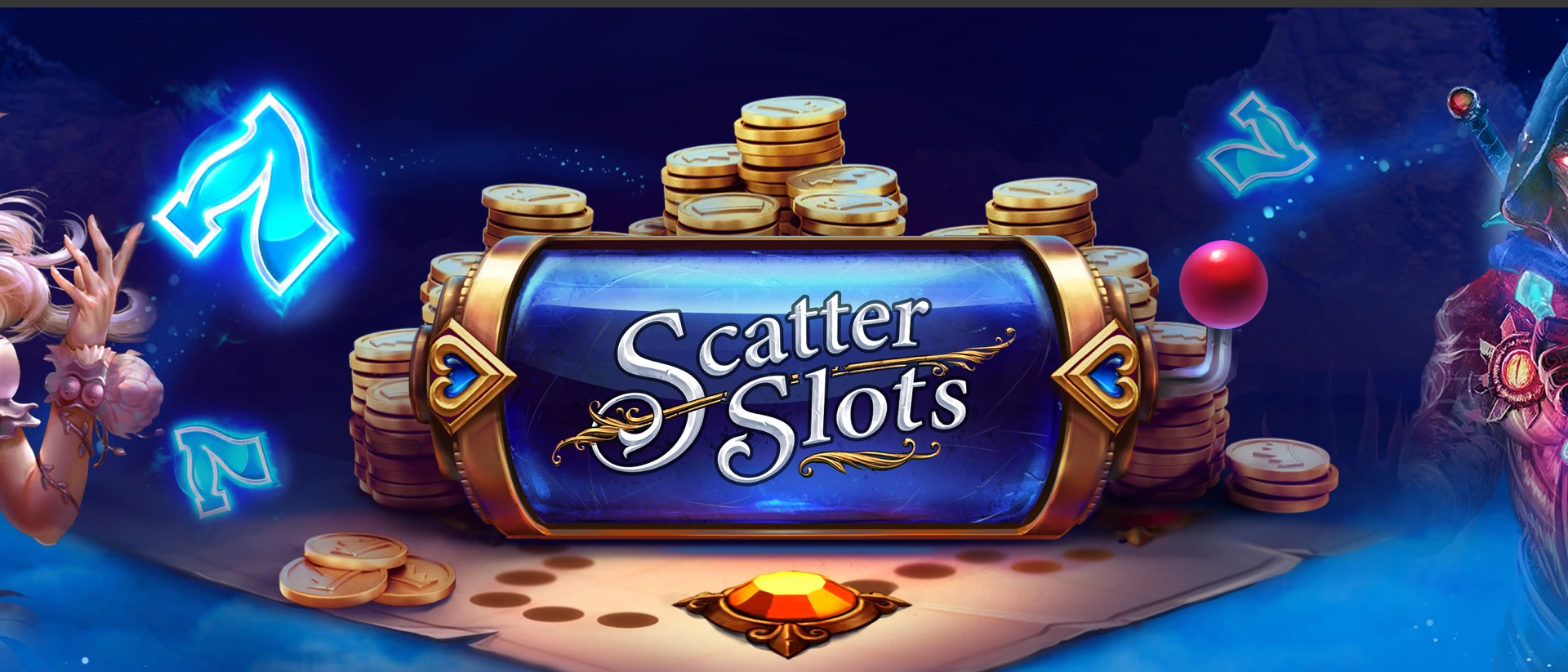 Scatter Slots - Slot Machines product page header