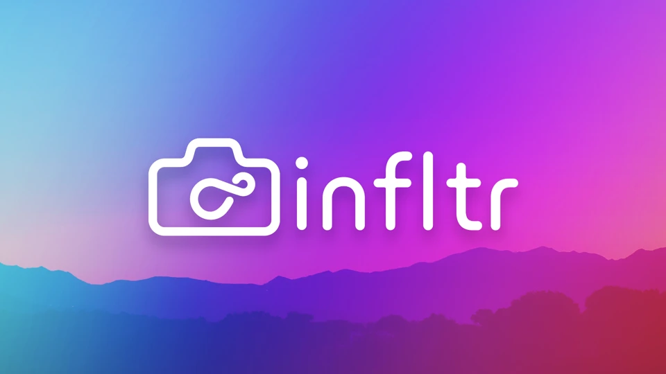 Infltr - Infinite Filters App Store product page header