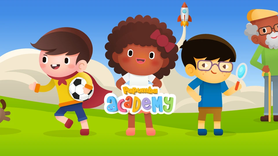 Papumba: Kids Learning Games App Store product page header