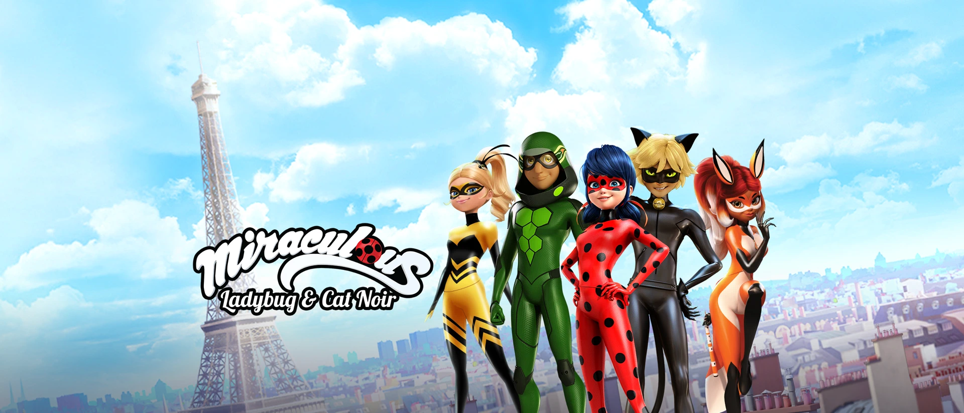 Miraculous Ladybug & Cat Noir product page header