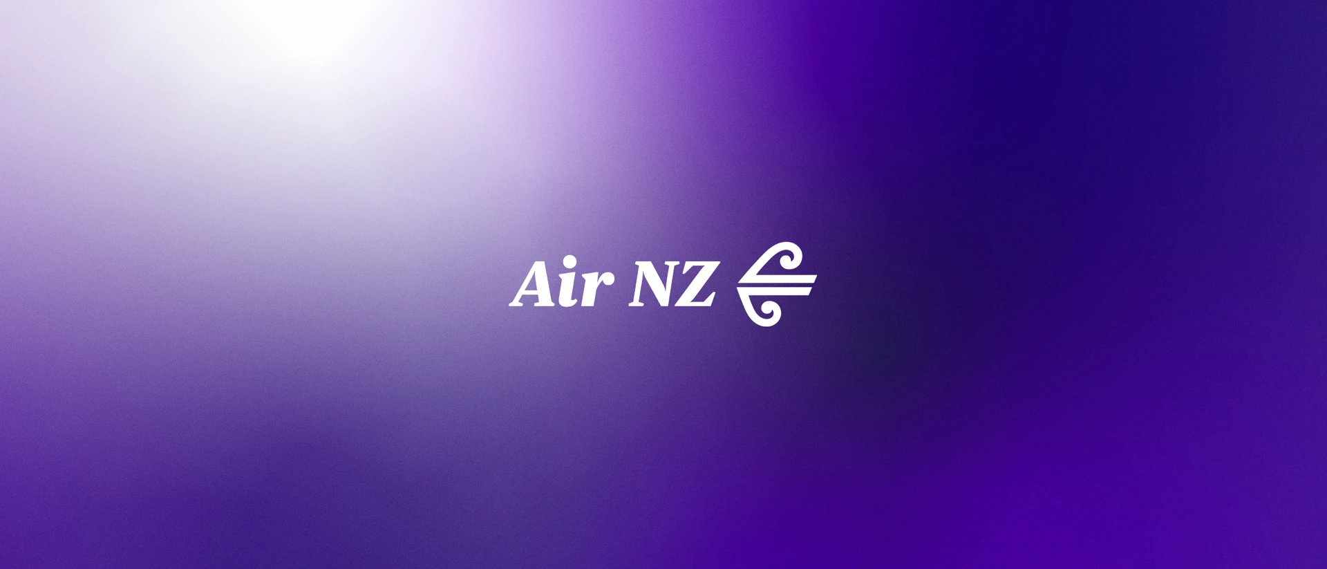 Air NZ product page header