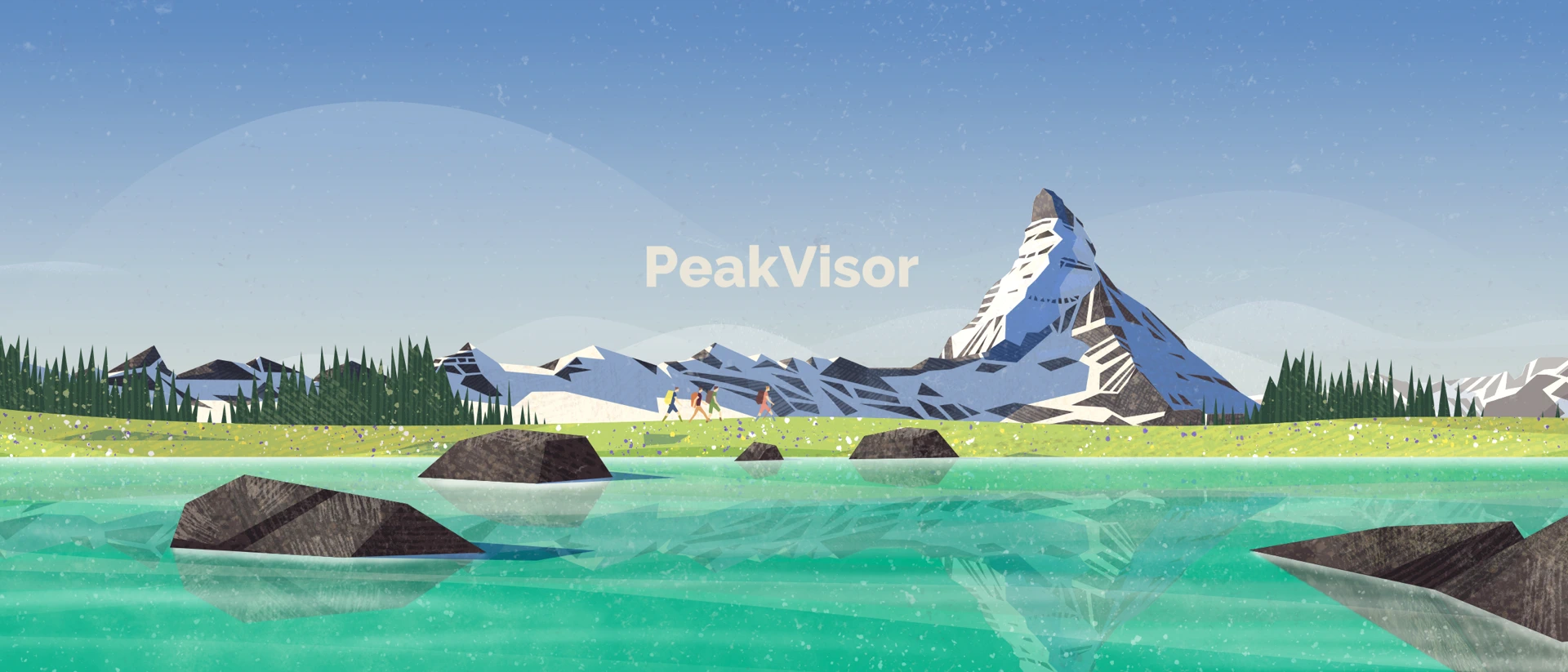 Hiking and Skiing - PeakVisor product page header