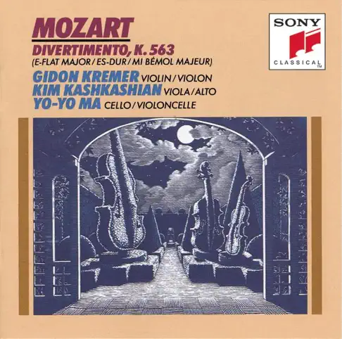 【売約済】クレーメル／モーツァルト:弦楽三重奏K563、他 キム・カシュカシャンのMozart: Divertimento, K. 563 in E-Flat