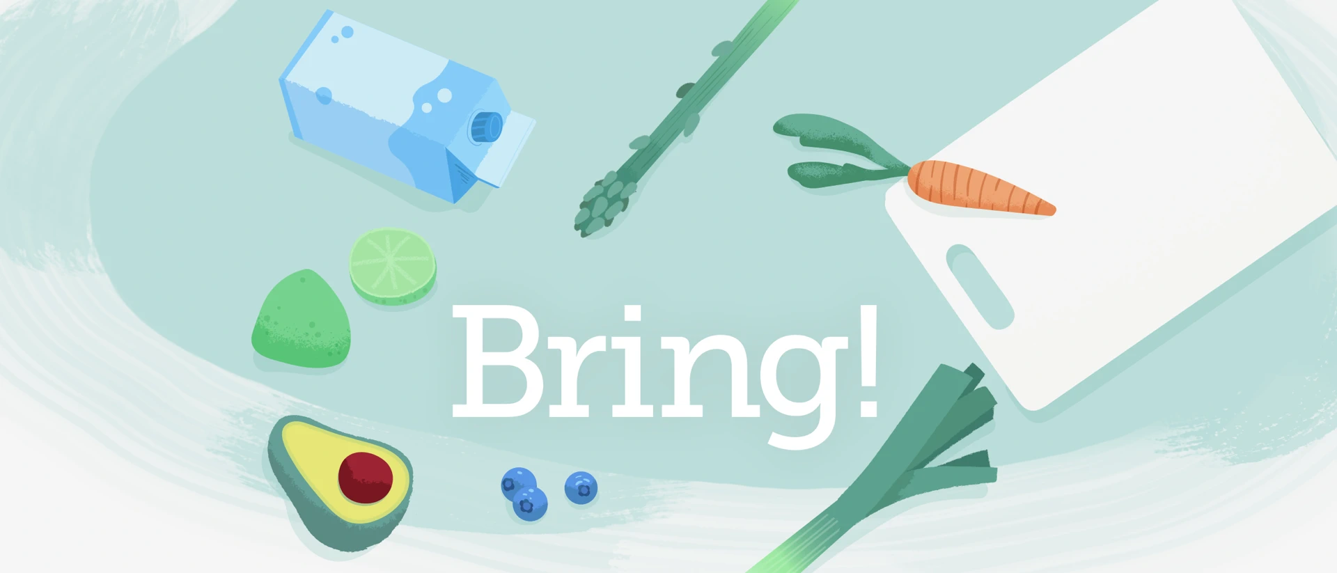 Bring! Grocery Shopping List product page header