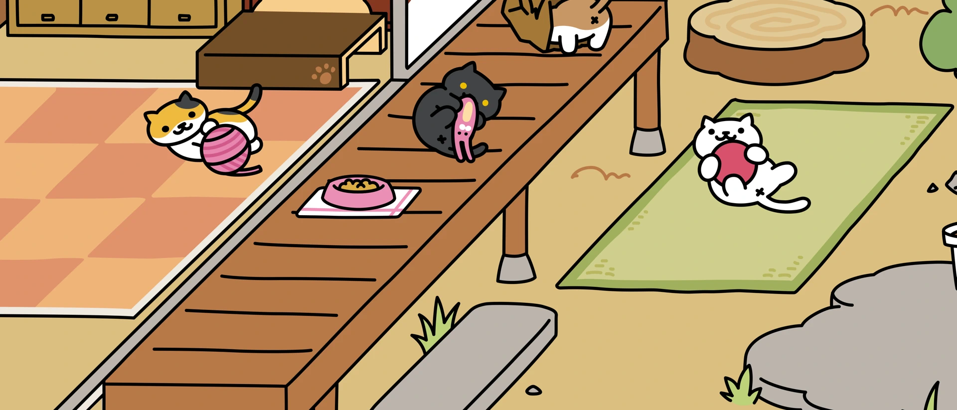 Neko Atsume: Kitty Collector+ product page header