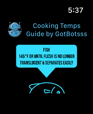 ‎GotBotsss Cooking Temps Guide Screenshot