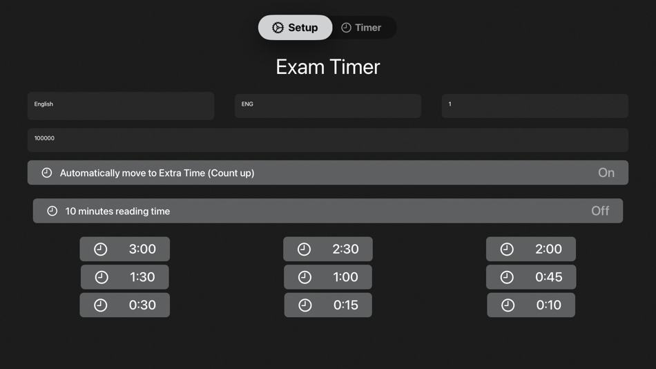 #3. PC Exam Timer (iOS) By: Roth Educational Services TA Parklands College