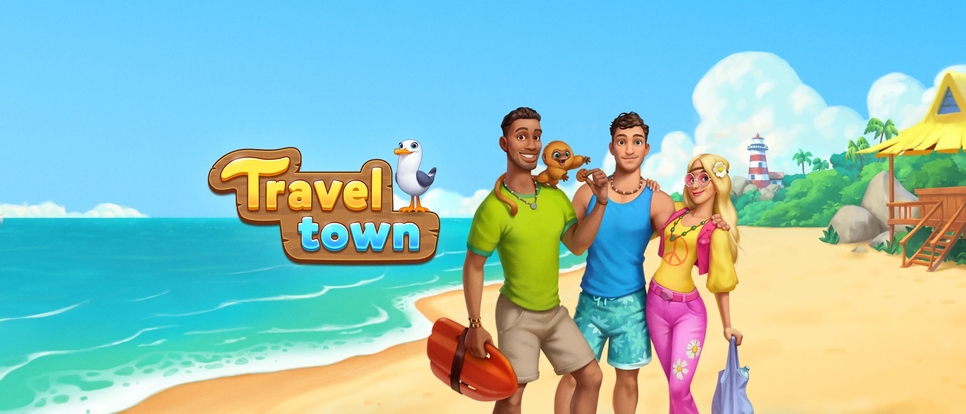 Travel Town - Merge Adventure product page header