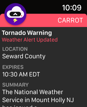 ‎CARROT Wetter: Warnung & Radar Screenshot