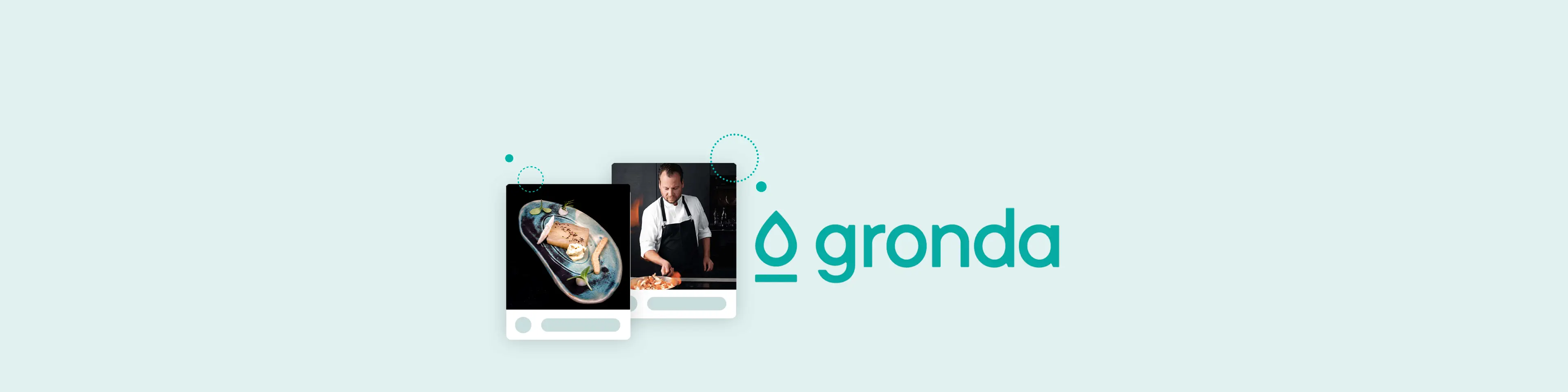 Gronda: Recipes for Chefs, App Store banner
