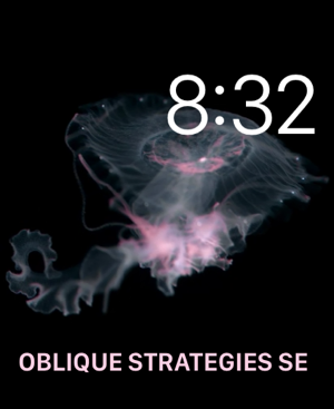 צילום מסך של Oblique Strategies SE